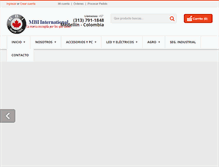 Tablet Screenshot of mbicolombia.com